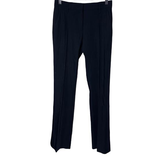 Prada Mid Rise Front Pleated Dress Pants Womens 38 US 2 Black - Picture 1 of 11